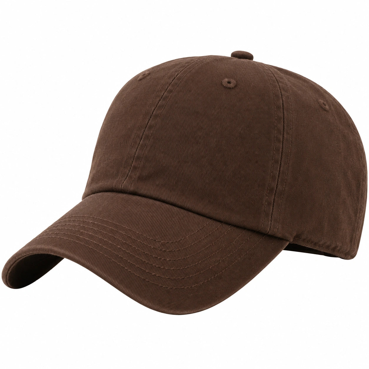 Unisex Verstellbare Baseballmütze Braun