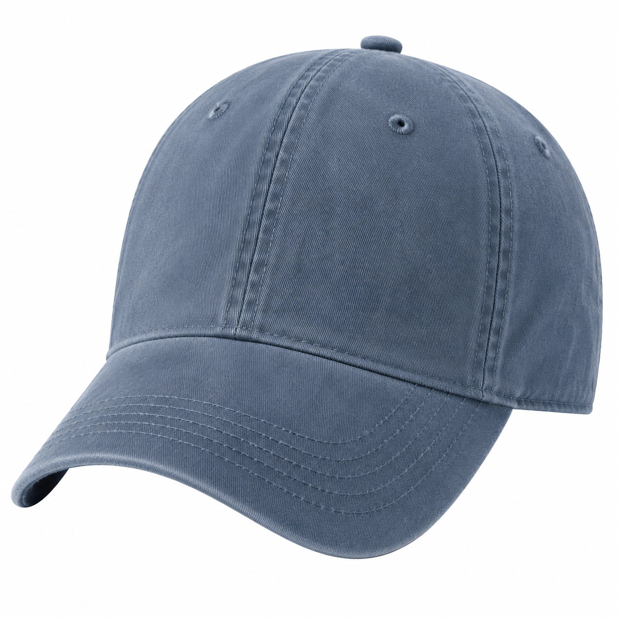Unisex Basecap Blau Verstellbar