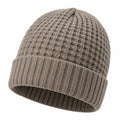 Strickmütze mit Waffelmuster für Erwachsene in Beige