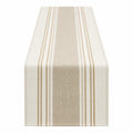 Tischläufer Streifen Beige Weiß 180x40 cm