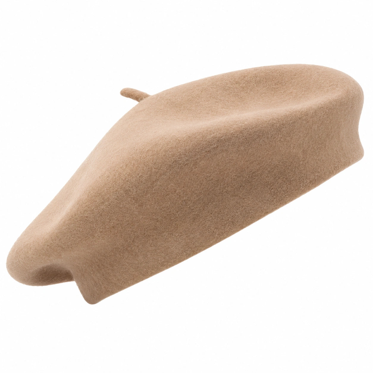 Damen Baskenmütze Beige