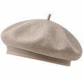 Unisex Klassisches Barett Beige