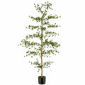 Künstlicher Baum 210 cm mit schwarzem Topf