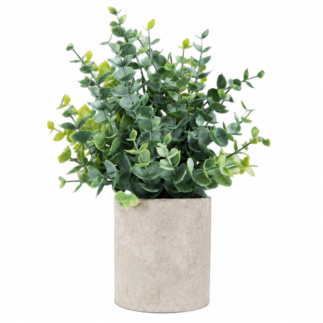 Künstliche Eukalyptus Pflanze im Topf, 30 cm, Grün