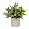 Künstliche Eukalyptus-Pflanze im Topf 25cm Grün
