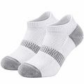 Atmungsaktive Kurze Sportsocken Weiß/Grau, 2 Paar