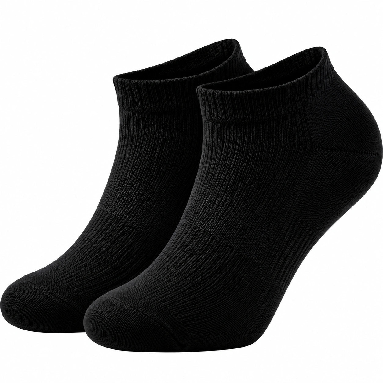 Unisex Kurze Socken Schwarz Atmungsaktiv EU 36-42