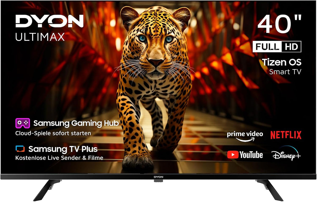 DYON Fernseher, 40 Zoll, Schwarz, ULTIMAX 40F-TI Full HD Smart