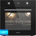 Einbaubackofen Backofen, 60 cm, 70 L, Schwarz/Silber, Volumen