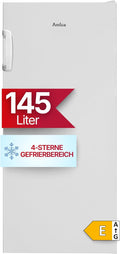 Amica Gefrierschrank, 125,9 x 54 x 55 cm, 145 L, 110 W, Weiß, FrostControl GS 321