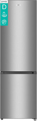Gorenje Kühl-Gefrierkombination, 55 × 180 × 55,8 cm, 268 Liter, 180 cm, 197 L, Grau