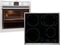 AEG Backofen, 60 cm, Schwarz, BE31966 Set BE3003001M + Induktionskochfeld HK6542H1X-B