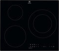 Electrolux Dunstabzugshaube, Schwarz, LIT60336 Induktionskochfeld, abgeschrägt, extra flach, 3 Zonen, Brückenfunktion