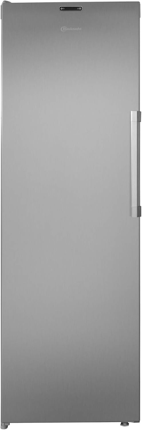 Bauknecht Gefrierschrank, 252 Liter, 187 cm, Silber, GKN 19G4S IN 2 NoFrost / Nutzinhalt / Höhe / NoFrost /, Optic Inox
