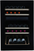 Viso Weinkühlschrank, 87.2 x 59.2 x 56 cm, Schwarz, Weinklimaanlage Einbau - - 45 Flaschen - - Weinschrank