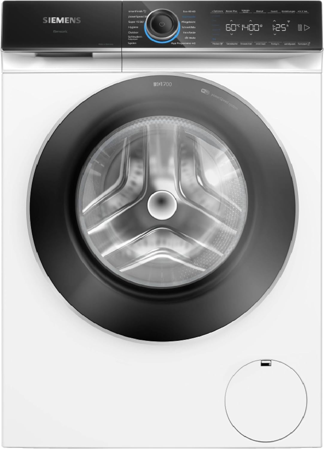 Siemens Waschmaschine, 9 kg, Weiß, iQ700 Smarte 1400 UpM WG44B2040