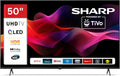 SHARP Fernseher, 50 Zoll, Schwarz, Smart TV, 50HM5745E QLED Smart TV 4K UHD Dolby Vision HDR