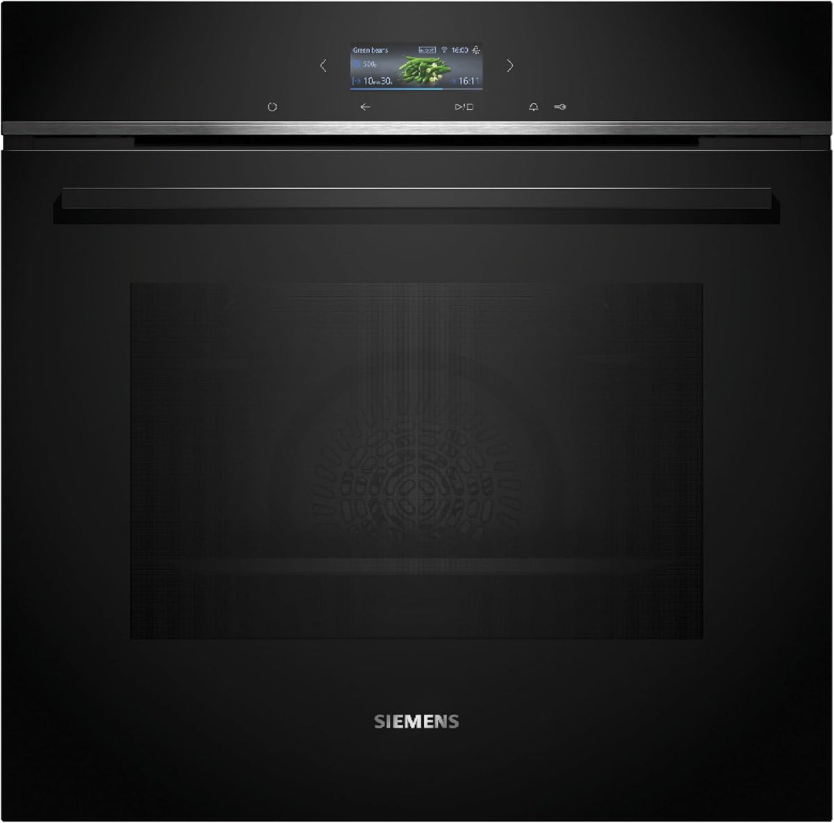 Siemens Backofen, 60 x 60 cm, Silber, iQ700 Smarter Einbau- Edelstahl HB772A1B1