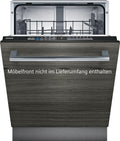 Siemens Geschirrspüler, Silber, SX61IX12TE iQ100 Vollintegrierter, 92 kWh, 12 MGD, Smart Home kompatibel via Home Connect