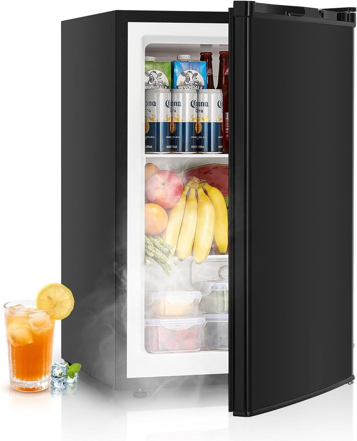 85 Gefrierschrank, 85 Liter, Schwarz, Liter Stand Freistehend für Haushalt