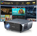2550ANSI Beamer, Schwarz, Smart 4K mit Google TV Zertifizierten Apps Dolby Audio, TOF Autofokus Projektor Tageslicht 4K HDR s