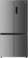 Beko Gefrierschrank, 347 Liter, 179 Liter, 522 l, Silber, GNO52223MXPN Side-by-Side, Kühlschrank, Gesamtvolumen