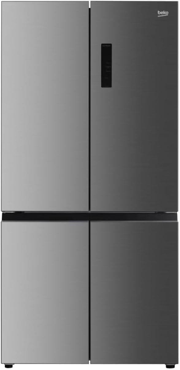 Beko Gefrierschrank, 347 Liter, 179 Liter, 522 l, Silber, GNO52223MXPN Side-by-Side, Kühlschrank, Gesamtvolumen