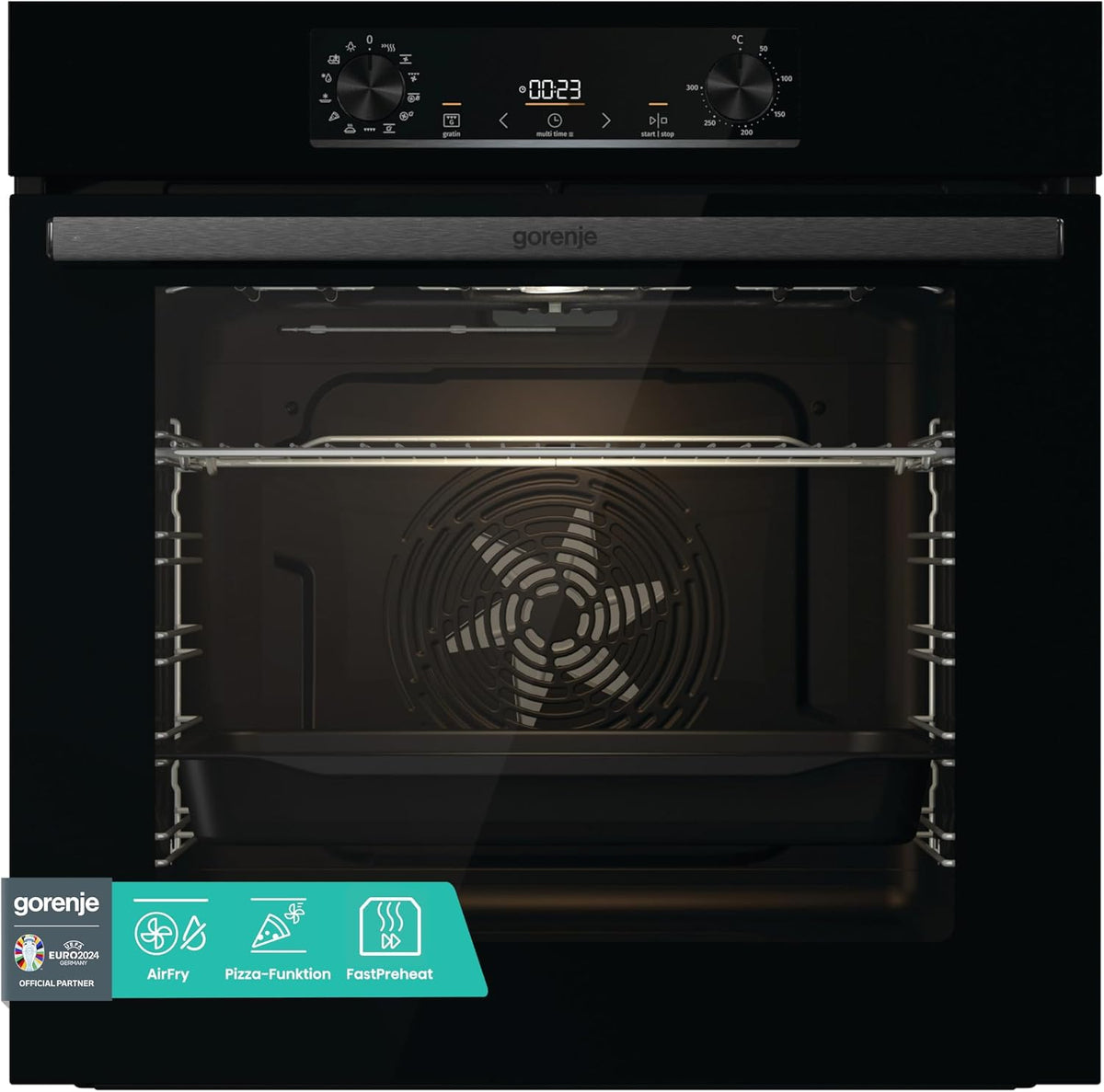 Gorenje Backofen, 77 L, Schwarz, OptiBake BOS6737 E02B Einbau- / /