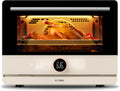 FOTILE Backofen, Beige, HYZK32-E3-E ChefCubii 4-in-1-Kombi-Dampf mit Dampfbacken, Luftfrittieren, Konvektion, Dörrfunktion