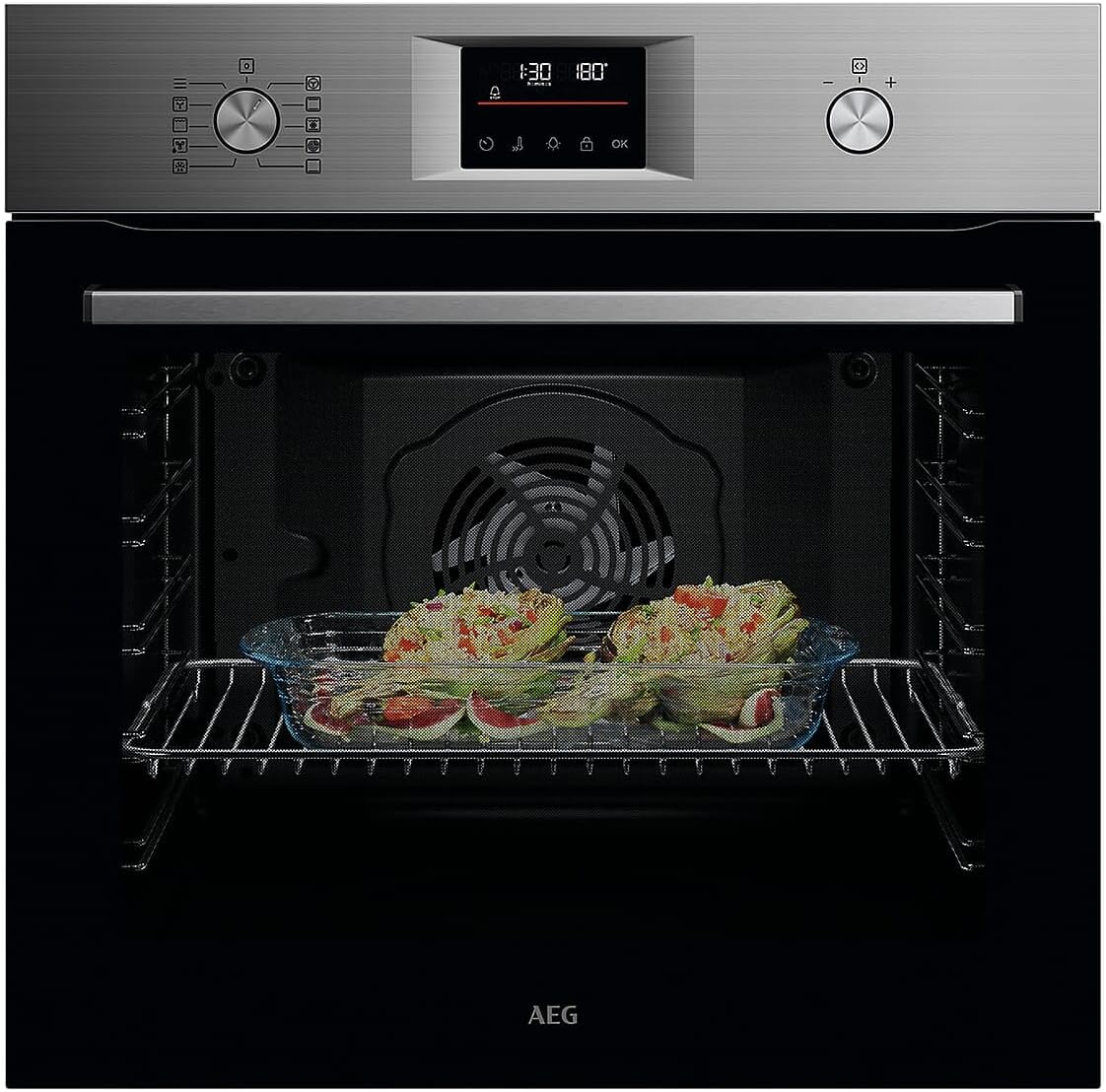 AEG Backofen, Silber, NBU5P40SM SurroundCook® Edelstahl