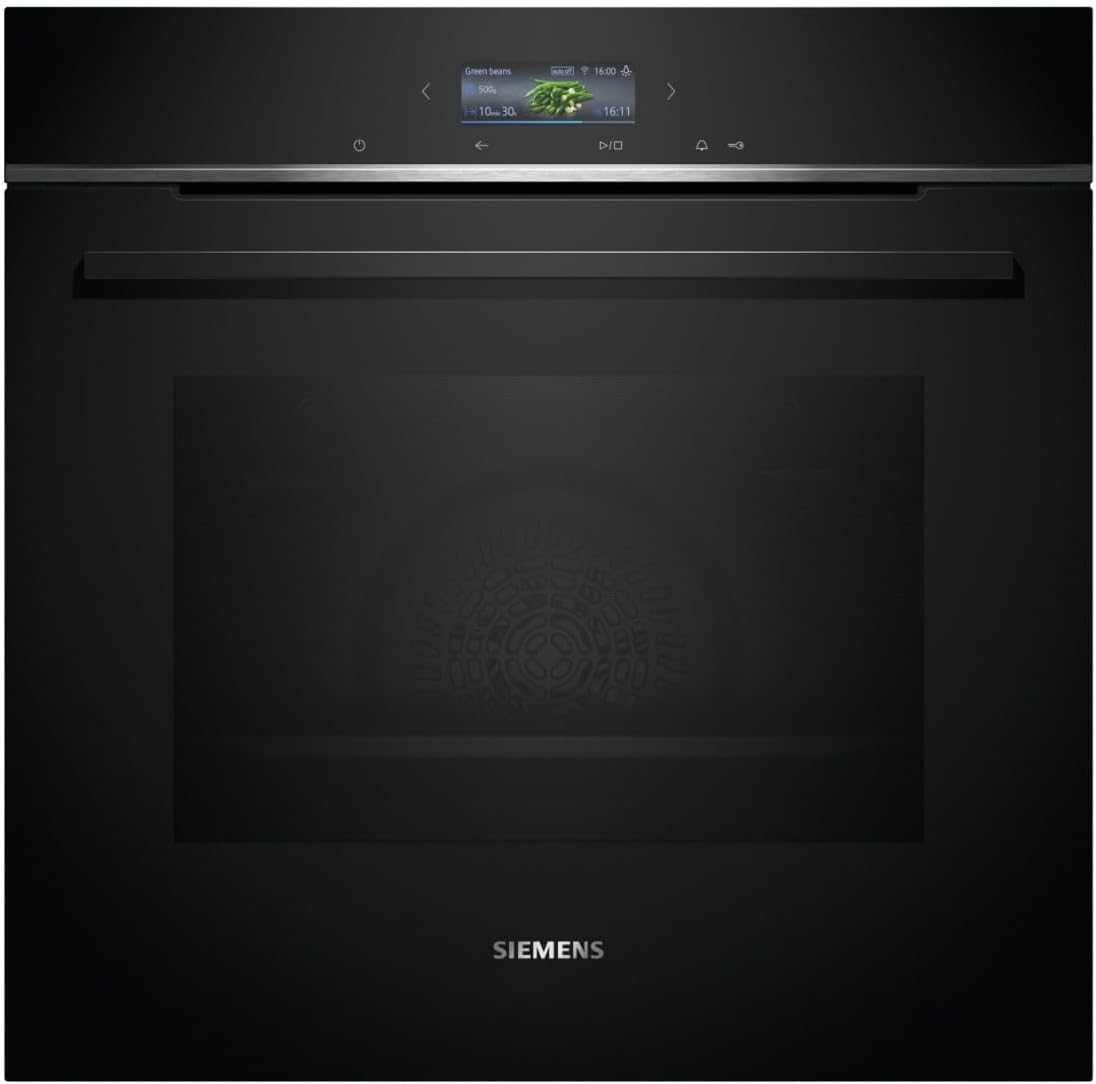 Siemens Backofen, 60 x 60 cm, Silber, iQ700 Smarter Einbau- Edelstahl HB734G1B1