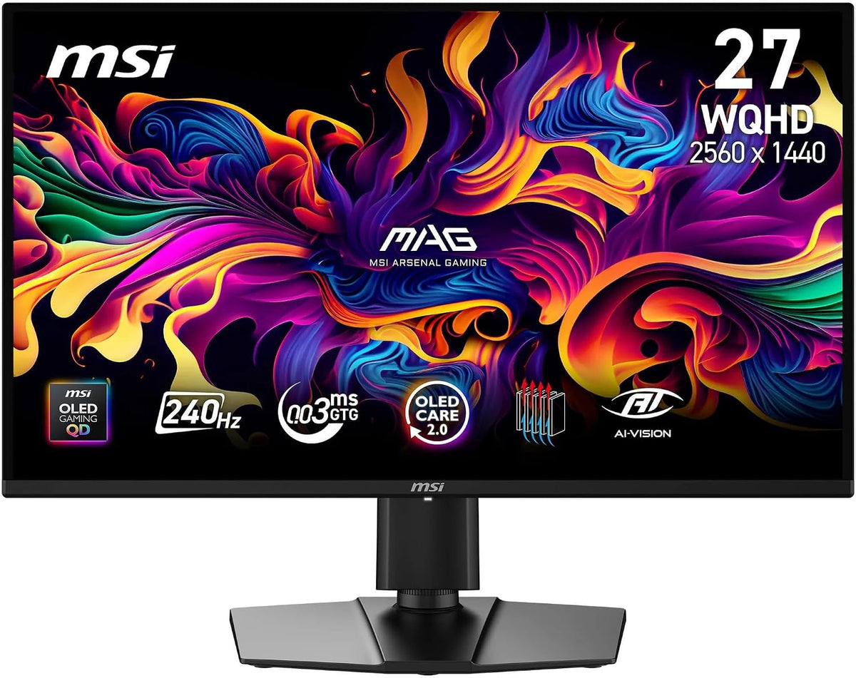 MSI Monitor, 26,5 Zoll, Schwarz, MAG 274QP QD-OLED X24 Gaming WQHD