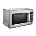 GGM Mikrowelle, 2,1 kW, 34 L, Schwarz/Silber, Gastro