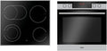 Amica Backofen, Schwarz, Einbauherd Set