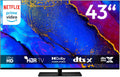 MEDION Fernseher, 43 Zoll, 108 cm, Schwarz, Smart TV, (Smart TV, Dolby Vision HDR, Prime Video, Disney+, Dolby Atmos