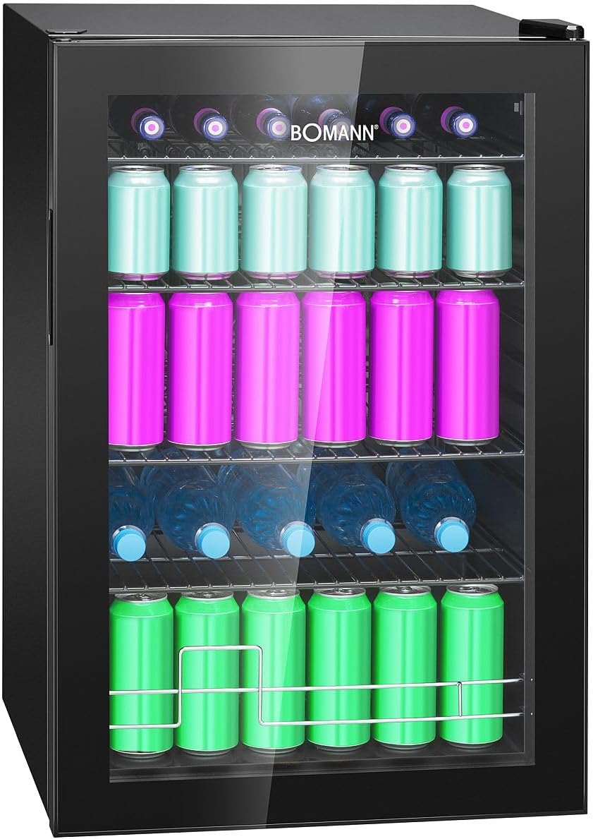Bomann® Getränkekühlschrank, Weiß, 4 Ablagen