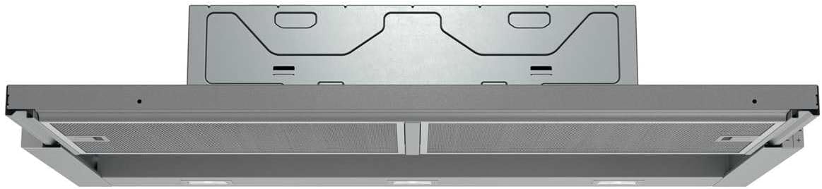 Siemens Dunstabzugshaube, 90 cm, Schwarz, iQ300 Integrierte Flachschirmhaube Silbermetallic LI94LB530