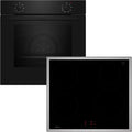 NEFF Backofen, 60 x 60 cm, Schwarz, BX16IB, -Set bestehend aus B1DCA0AK0, N 30, und T46SBE1L0, N 50, Induktionskochfeld