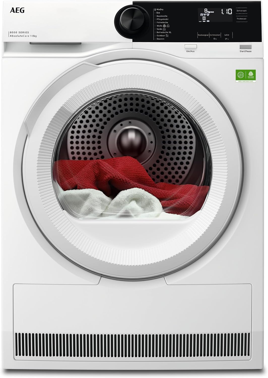 AEG Wärmepumpentrockner, 8 kg, Schwarz