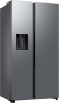 Samsung Side-by-Side-Kühlschrank, 178 cm, 634 l, Silber, RS80F67KCTEF Side-by-Side Kühl-Gefrierkombination, AI Kühlschrank mit Gefrierfach