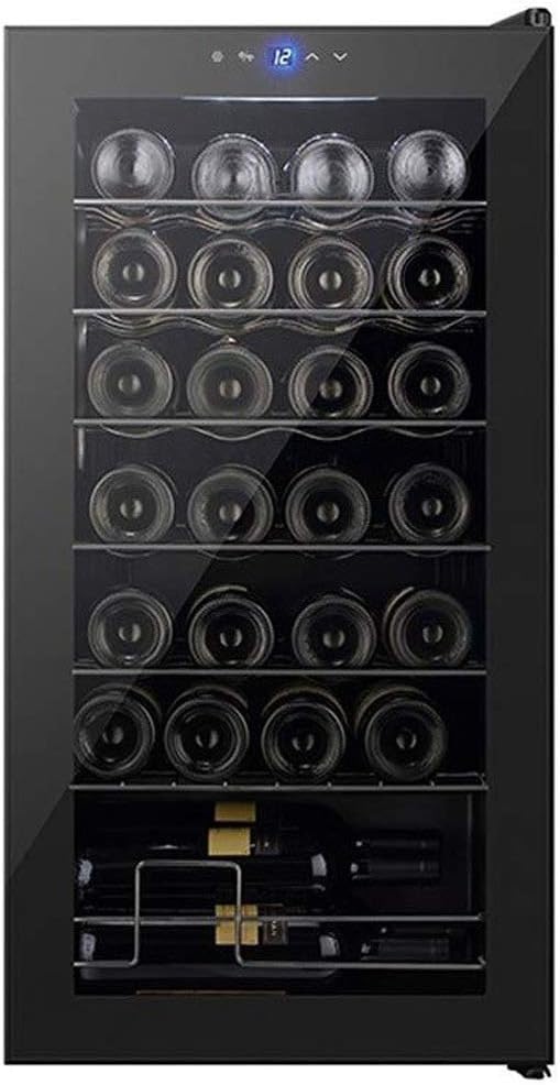 Multifunktionaler Weinkühlschrank, Schwarz, thermoelektrischer Weinschrank, Einbau-Wein- und Bierkühlschrank mit digitaler