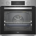 Beko Backofen, 72 l, Silber, BBIS12301XE b300, Einbau, Garraum, Multifunktionsofen, 9 Funktionen, AeroPerfect Heißluft
