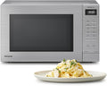 Panasonic Mikrowelle, 1000 W, Schwarz/Silber, NN-ST68QSBPQ Inverter Solo, High Power 24 Automatikprogramme, Junior Auto-Menüprogramme