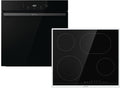 Gorenje Backofen, Schwarz, Dark Pepper Set SCD - BOS6737E20FBG + Glaskeramikkochfeld