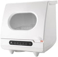 Tischgeschirrspüler, 55 dB, 800 W, 5 L, Lebensmittelgerechtes PP, ABS, Weiß, Mini SpüLmaschine GeschirrspüLer Freistehen 5Modi