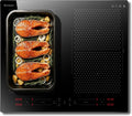 Karinear Kochfeld, 60 cm, 7200 W, Schwarz, Induktions, Autark 4 Platten Flex Zone Boost