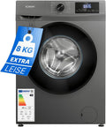 Bomann Waschmaschine, 8 kg, Weiß, WA 7185, Invertermotor, Titan
