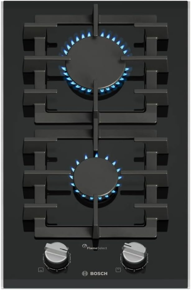 Serie Kochfeld, 30 cm, Schwarz, Domino-, Glaskeramik, PRB3A6I40
