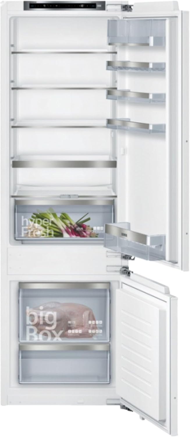 Siemens Kühl-Gefrierkombination, 270 l, Schwarz, KI87SADE0 iQ500 Einbau-Kühlgefrierkombination/A++ / 225