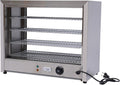 Wohnzimmerschrank 4Etagen, 800 W, Silber, Gastro SpeisenwäRmer HeißE Theke Warmhaltevitrine